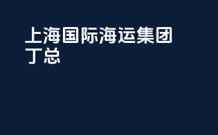 上海国际海运集团丁总