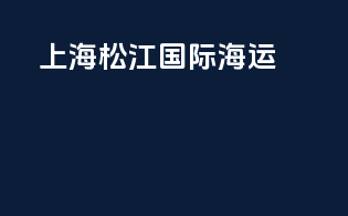 上海松江国际海运