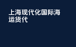 上海现代化国际海运货代