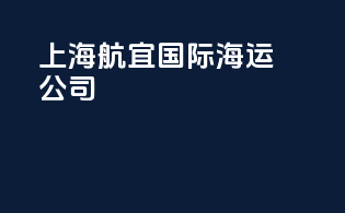 上海航宜国际海运公司