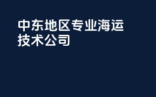 中东地区专业海运技术公司