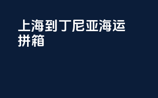 上海到丁尼亚海运拼箱