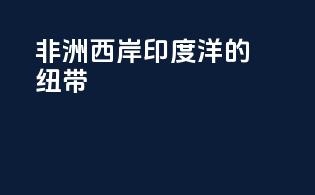 非洲西岸：印度洋的纽带