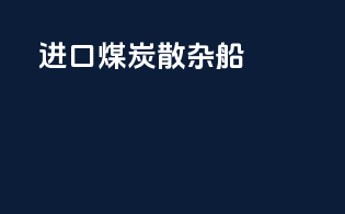 进口煤炭散杂船