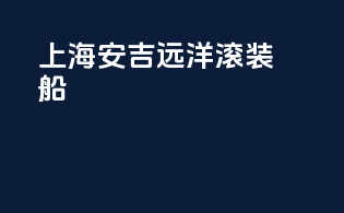 上海安吉远洋滚装船