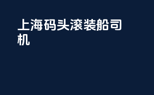 上海码头滚装船司机