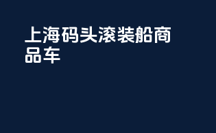 上海码头滚装船商品车