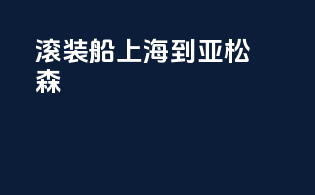 滚装船 上海到亚松森