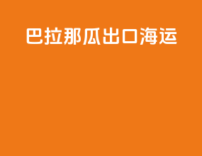 巴拉那瓜出口海运