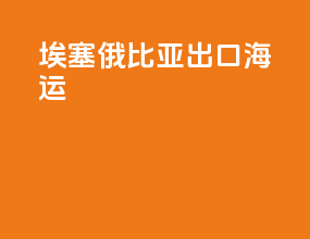 埃塞俄比亚出口海运