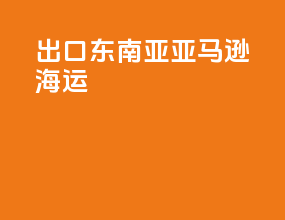 出口东南亚亚马逊海运