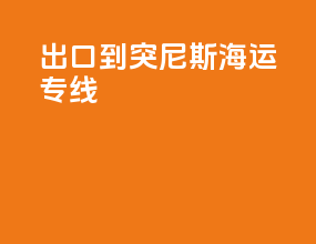 出口到突尼斯海运专线