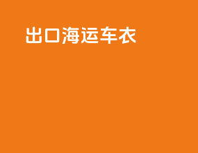 出口海运车衣