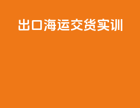 出口海运cy交货实训