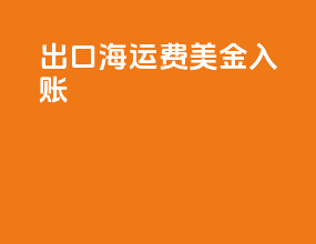 出口海运费美金入账