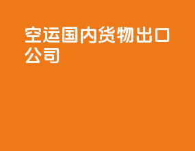 空运国内货物出口公司