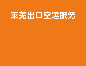 莱芜出口空运服务