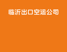 临沂出口空运公司