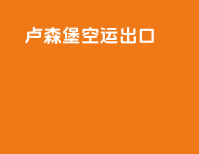 卢森堡空运出口
