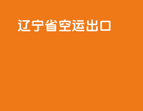 辽宁省空运出口