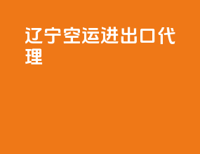 辽宁空运进出口代理