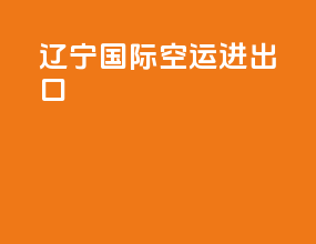 辽宁国际空运进出口