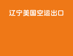 辽宁美国空运出口