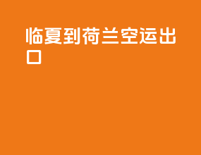 临夏到荷兰空运出口