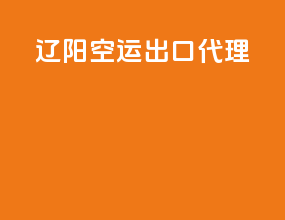 辽阳空运出口代理
