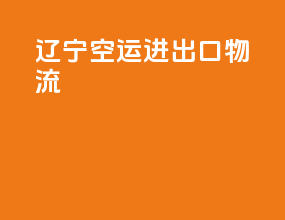 辽宁空运进出口物流