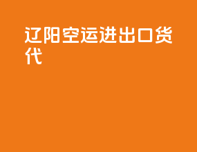 辽阳空运进出口货代