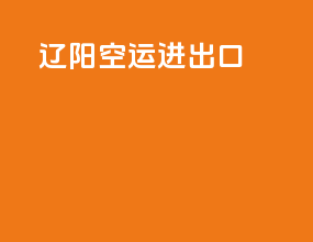 辽阳空运进出口