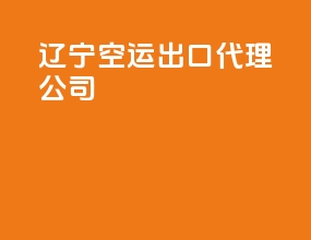 辽宁空运出口代理公司