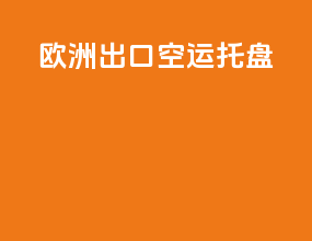 欧洲出口空运托盘