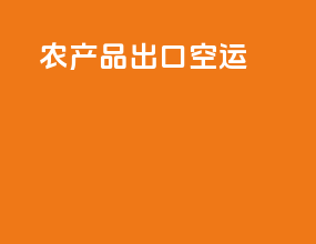 农产品出口空运