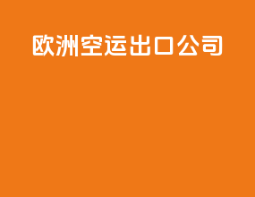 欧洲空运出口公司
