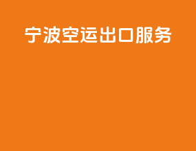 宁波空运出口服务