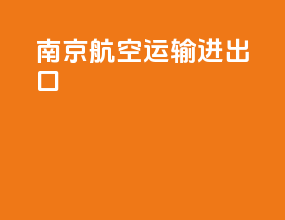 南京航空运输进出口