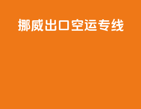 挪威出口空运专线