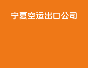 宁夏空运出口公司