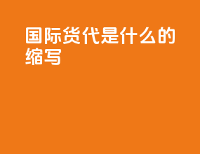 国际货代 sgs是什么的缩写