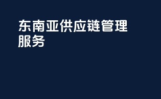 东南亚供应链管理服务