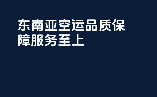 东南亚空运，品质保障，服务至上