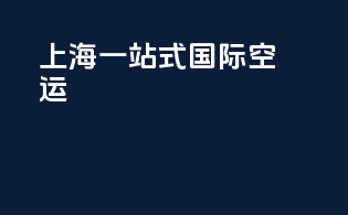 上海一站式国际空运