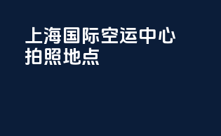 上海国际空运中心拍照地点