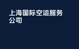 上海国际空运服务公司