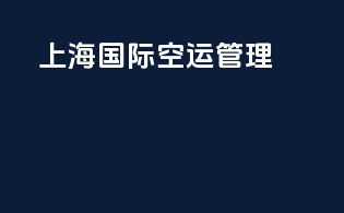 上海国际空运管理