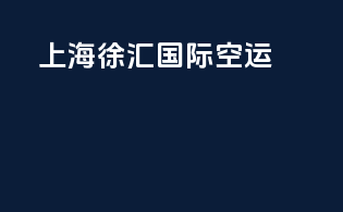 上海徐汇国际空运