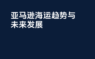 亚马逊FBA海运趋势与未来发展