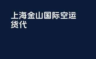上海金山国际空运货代